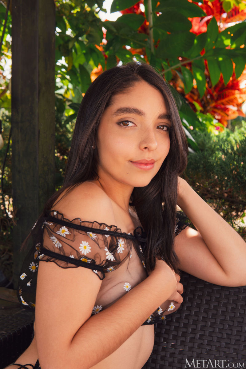 Young Brunette Strip Girl Teases Watch Abbie London – 3